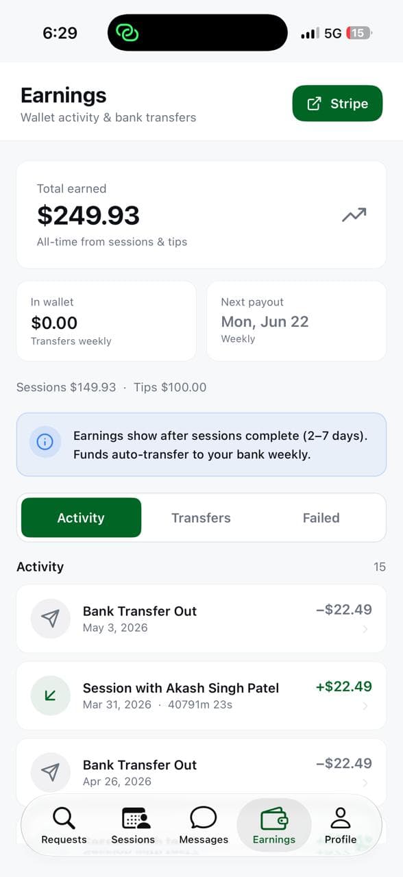Walk away sorted — mentors get paid
